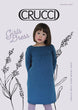 Crucci Knitting 8Ply Pattern, #2006 Girls, Dress sizes 2-10.