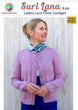 P227 8Ply Ladies Lace Panel Cardigan